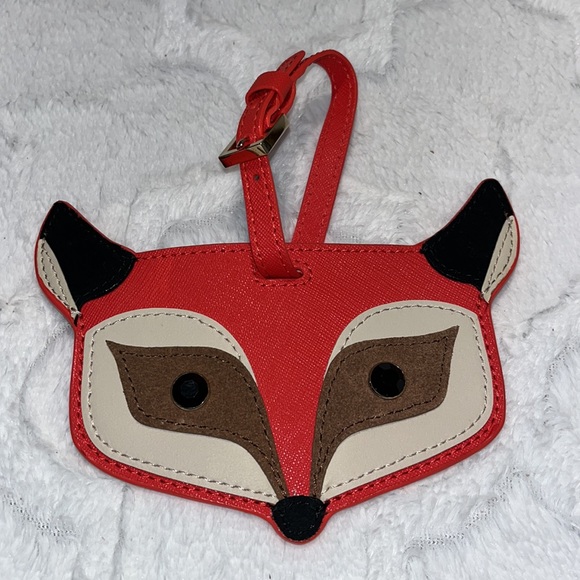 SOLD - kate spade Blaze a Trail Fox Luggage Tag - Picture 3 of 11